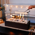 18''L Rectangular Large Tabletop Fire Pit